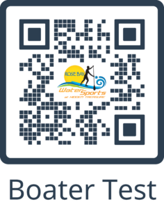 qr code link to boater license test required for sea doo and boat rentals